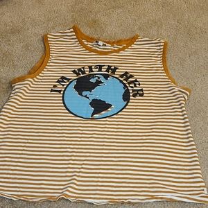 Toad & Co graphic tee size L.Love of mother nature